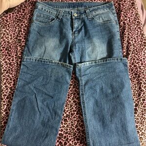 Stylish Blue Flare Women's Jeans